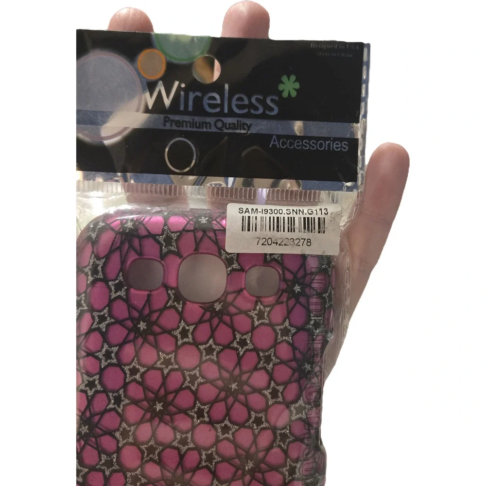 Pink Star Geometric Case for Samsung Galaxy S3 NIB
